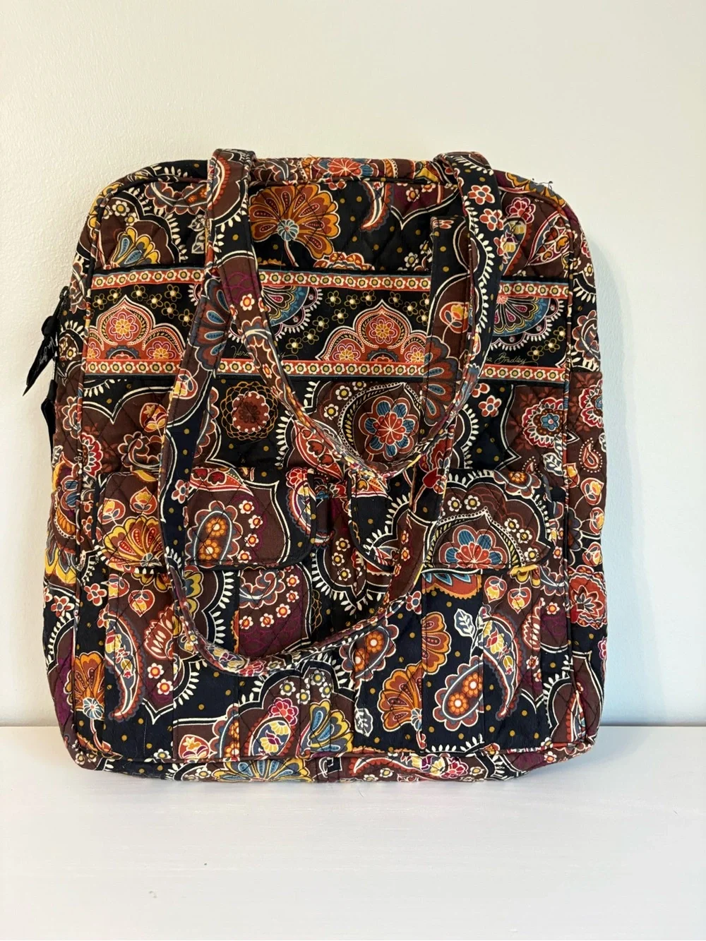 Vera Bradley Kensington Quilted Bag Bundle Vintage Boho Y2K Tote Cosmetic Pouch
